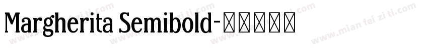 Margherita Semibold字体转换